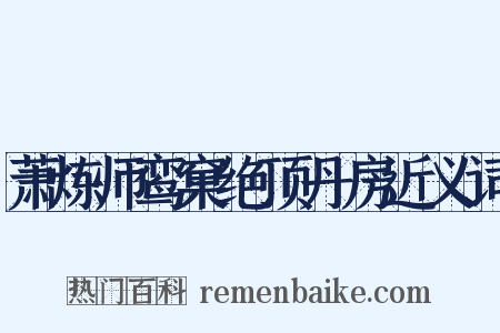 萧炼师鸾窠绝顶丹房近义词是什么意思的图片